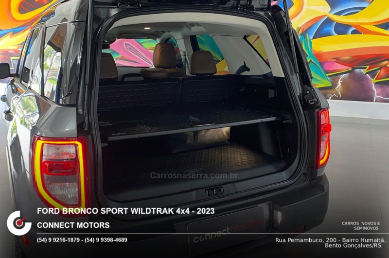 BRONCO 2.0 SPORT WILDTRAK ECOBOOST 16V TURBO 4P AUTOMÁTICA - 2023 - BENTO GONçALVES