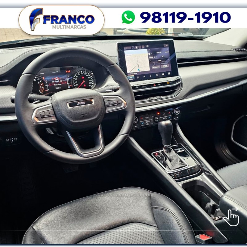 COMPASS 1.3 LONGITUDE T270 16V TURBO 4X2 FLEX 4P AUTOMÁTICO - 2022 - VACARIA