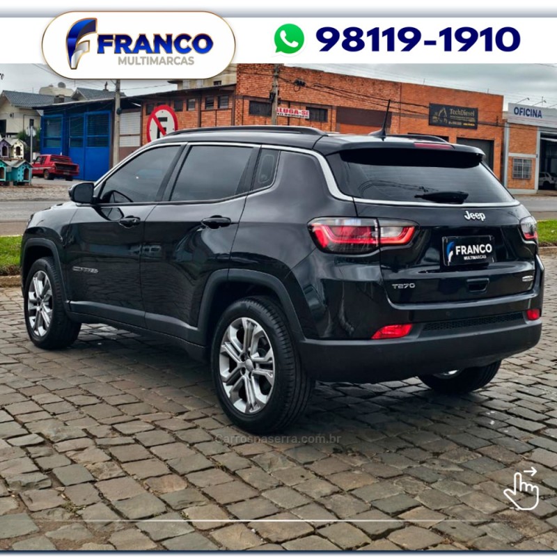 COMPASS 1.3 LONGITUDE T270 16V TURBO 4X2 FLEX 4P AUTOMÁTICO - 2022 - VACARIA