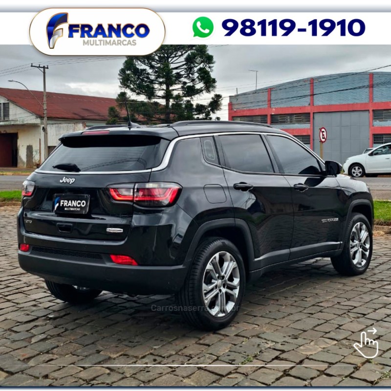 COMPASS 1.3 LONGITUDE T270 16V TURBO 4X2 FLEX 4P AUTOMÁTICO - 2022 - VACARIA