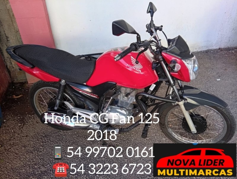 cg 125 fan 2018 caxias do sul