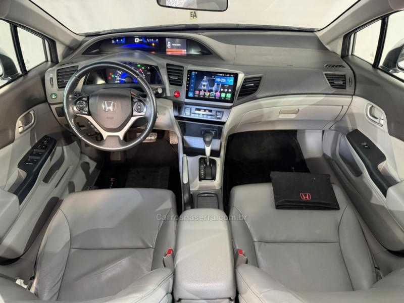 CIVIC 1.8 LXS 16V GASOLINA 4P AUTOMÁTICO - 2014 - NOVA PRATA