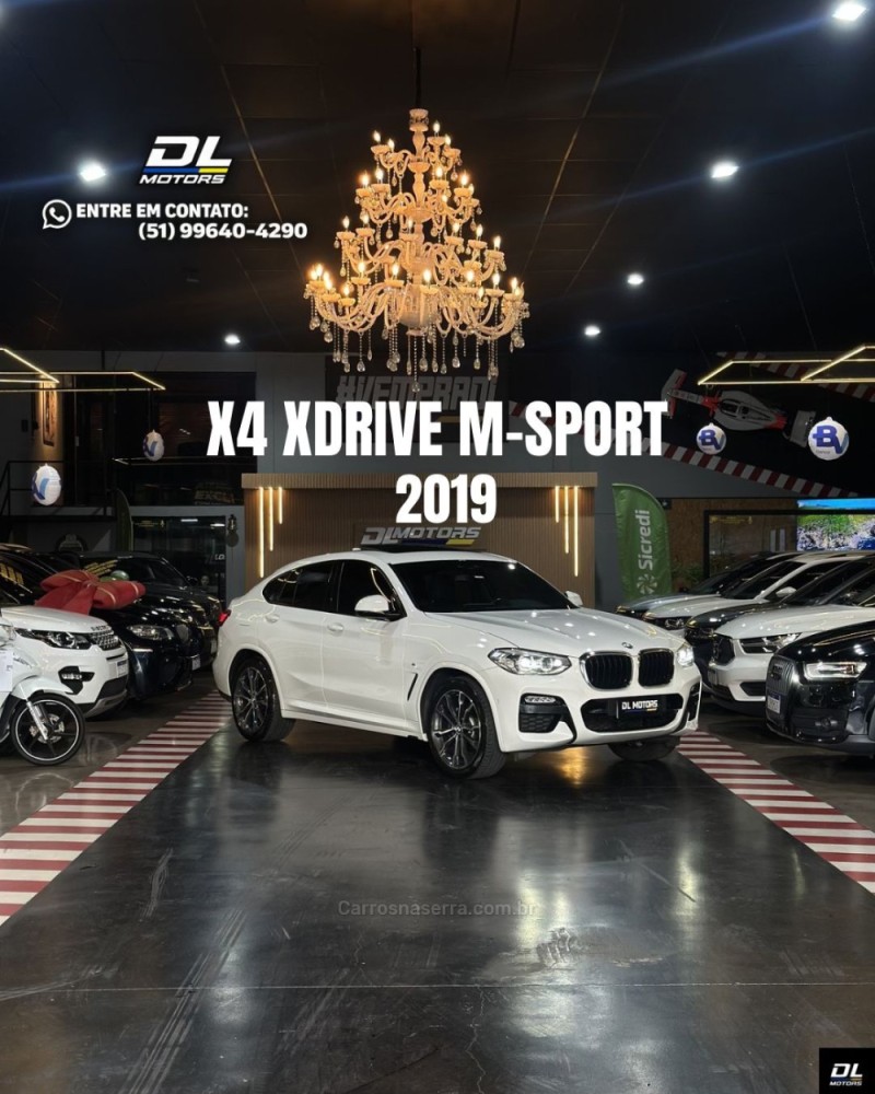 x4 2.0 xdrive 30i m sport turbo gasolina 4p automatico 2019 lajeado