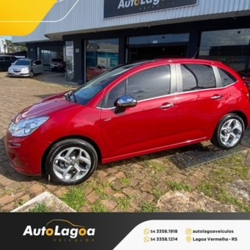C3 1.6 EXCLUSIVE 16V FLEX 4P AUTOMÁTICO - 2013 - LAGOA VERMELHA