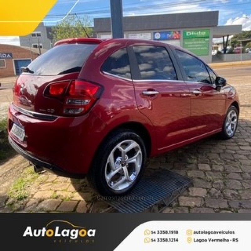 C3 1.6 EXCLUSIVE 16V FLEX 4P AUTOMÁTICO - 2013 - LAGOA VERMELHA