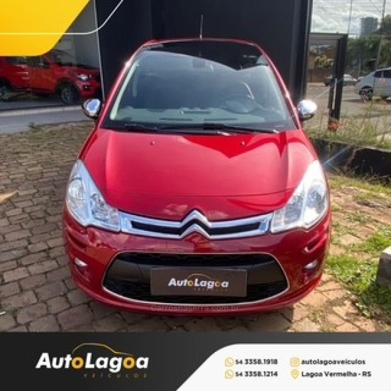 C3 1.6 EXCLUSIVE 16V FLEX 4P AUTOMÁTICO - 2013 - LAGOA VERMELHA