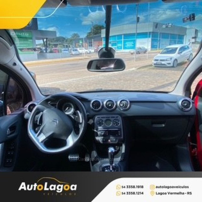 C3 1.6 EXCLUSIVE 16V FLEX 4P AUTOMÁTICO - 2013 - LAGOA VERMELHA