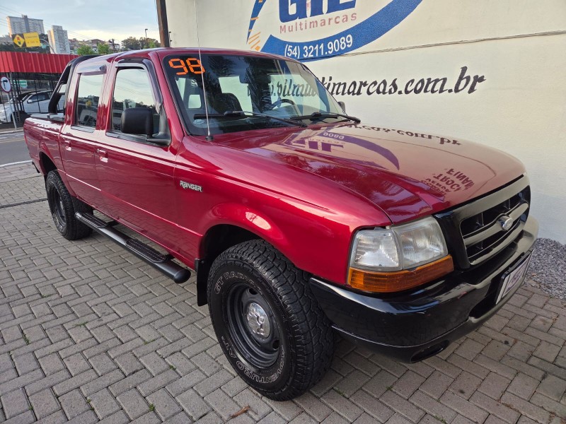 RANGER 2.5 XL 4X2 CD 8V GASOLINA 4P MANUAL - 1998 - CAXIAS DO SUL
