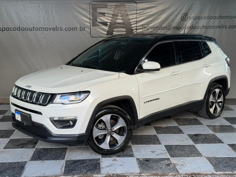 compass 2.0 16v flex longitude automatico 2018 nova prata