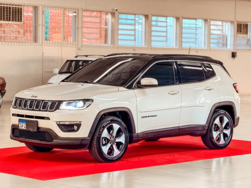 compass 2.0 16v flex longitude automatico 2018 nova prata