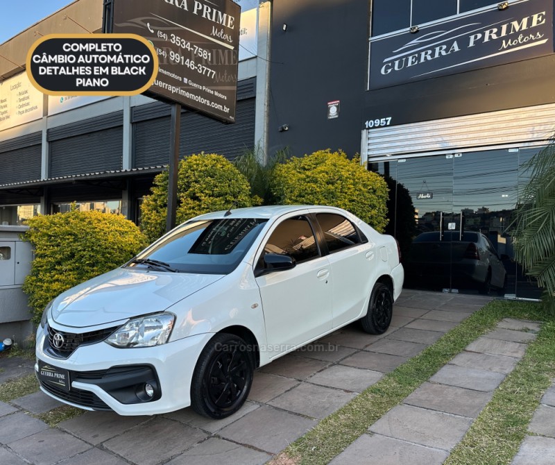 etios 1.5 xs sedan 16v flex 4p automatico 2018 caxias do sul