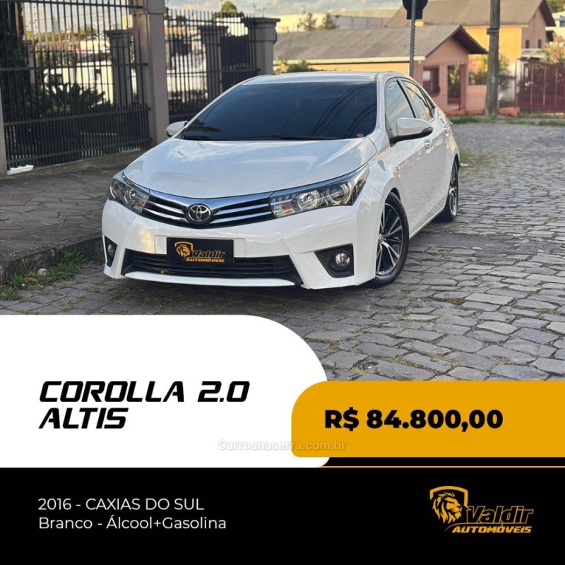 corolla 2.0 altis premium 16v flex 4p automatico 2016 caxias do sul
