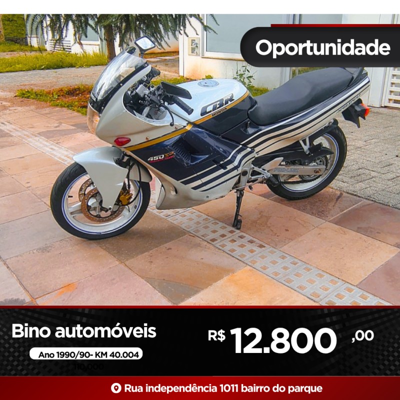 cbr 450 sr 1990 farroupilha