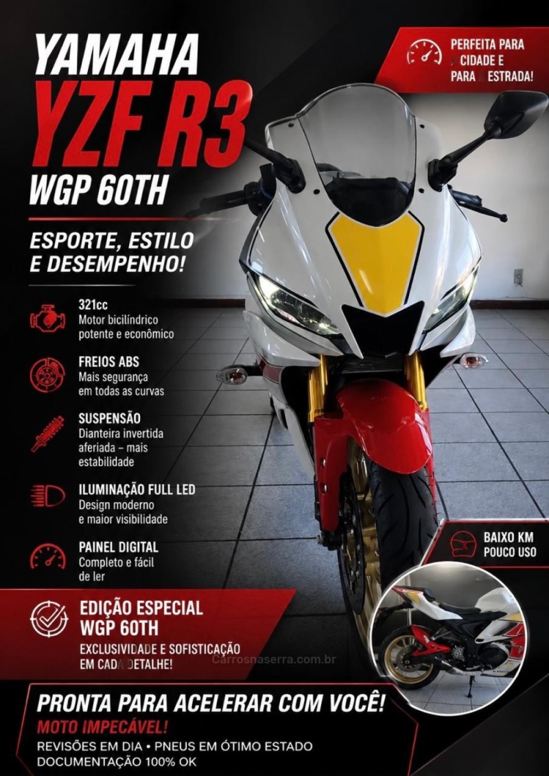 yzf r3 abs 2023 farroupilha
