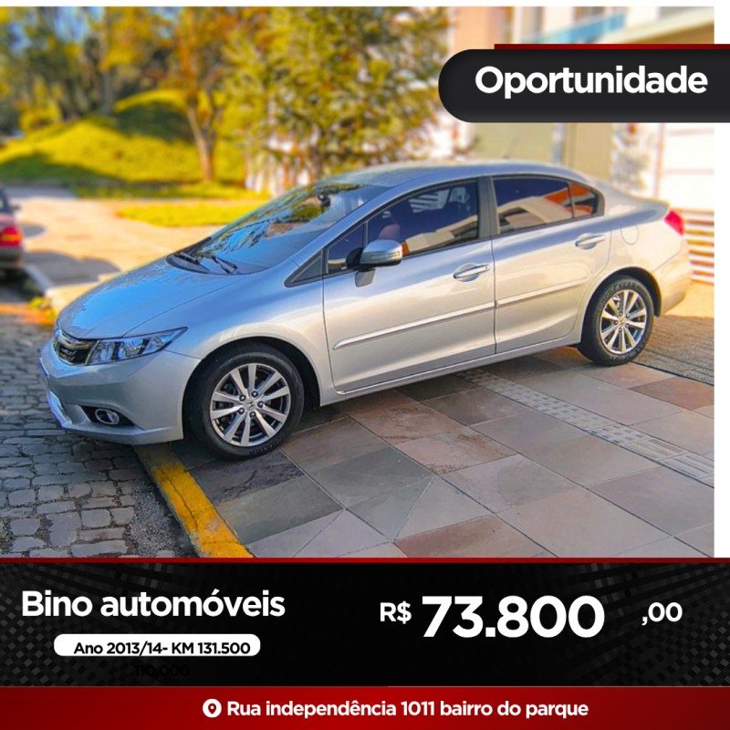 CIVIC 2.0 LXR 16V FLEX 4P AUTOMÁTICO