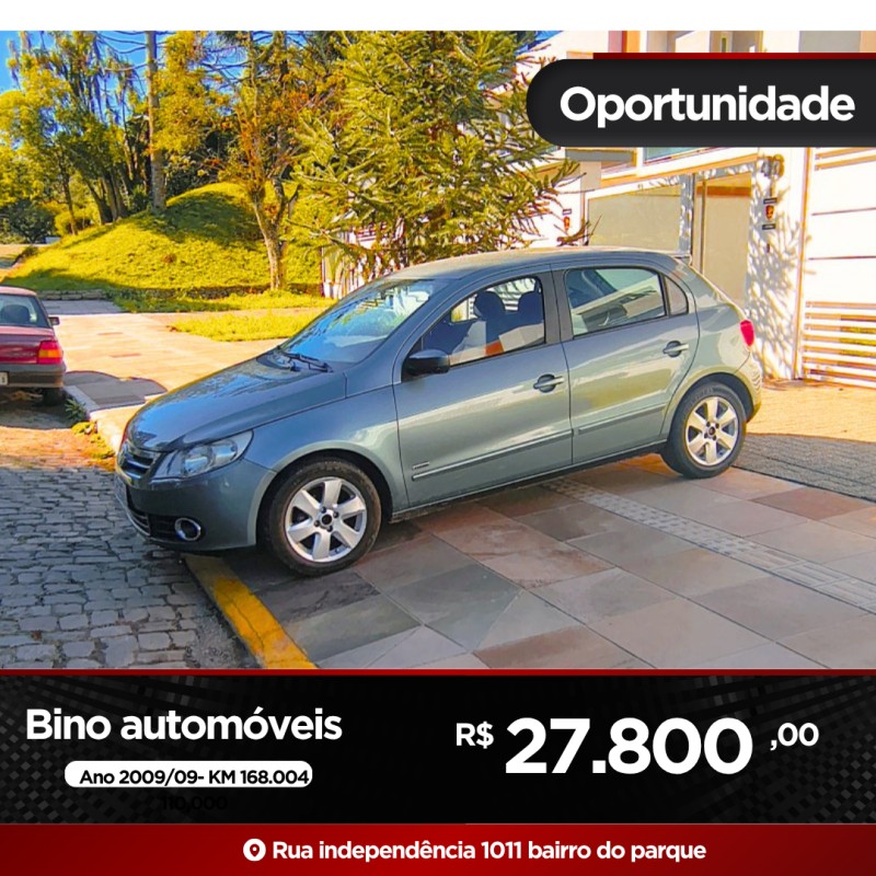gol 1.0 mi 8v flex 4p manual g.v 2009 farroupilha