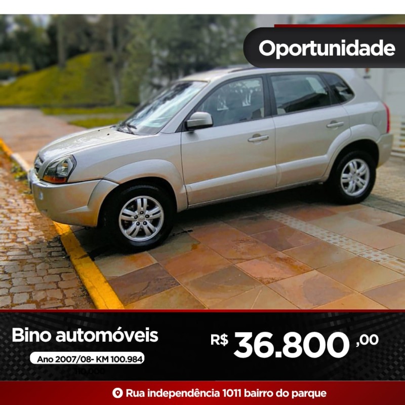 tucson 2.0 gl 2wd 16v gasolina 4p manual 2008 farroupilha