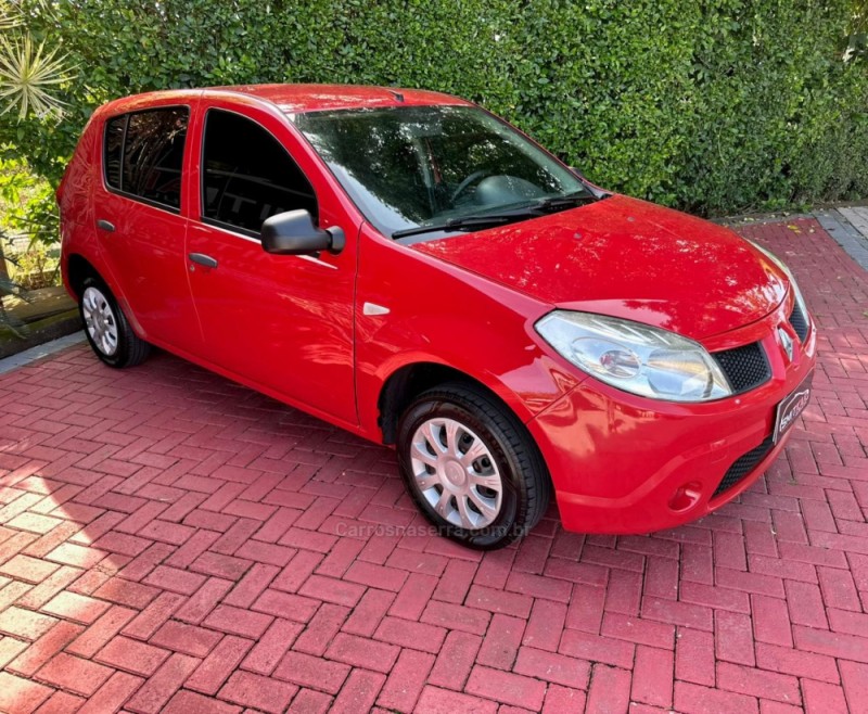 SANDERO 1.0 AUTHENTIQUE 16V FLEX 4P MANUAL - 2010 - ROLANTE