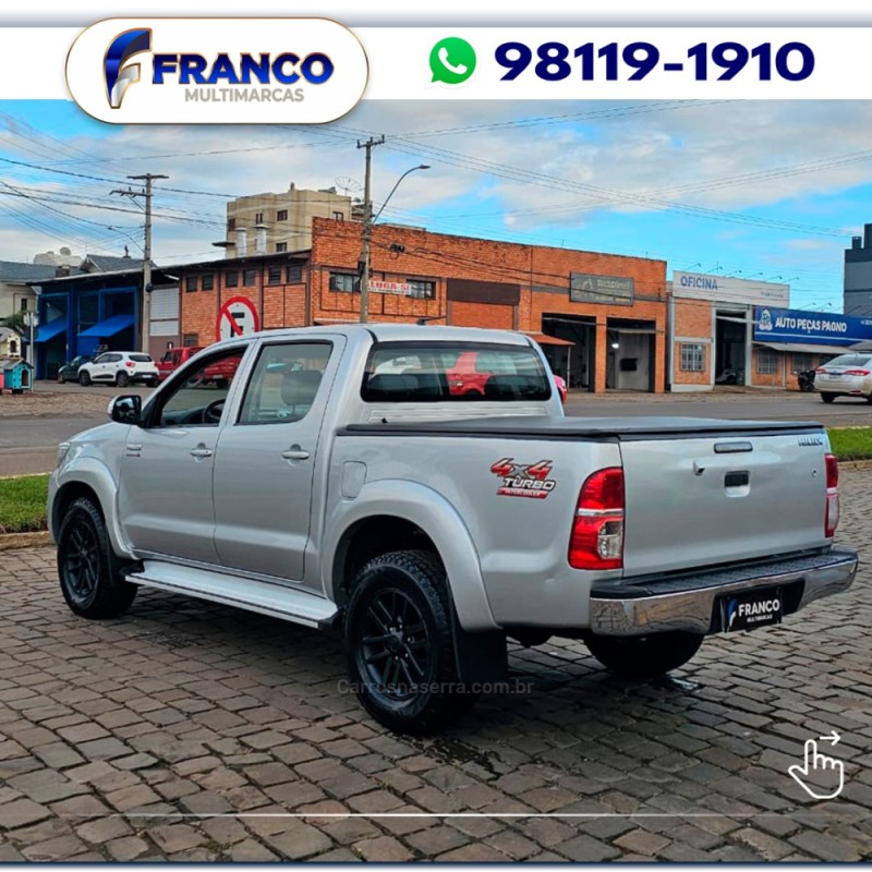 HILUX 3.0 SRV 4X4 CD 16V TURBO INTERCOOLER DIESEL 4P AUTOMÁTICO - 2013 - VACARIA