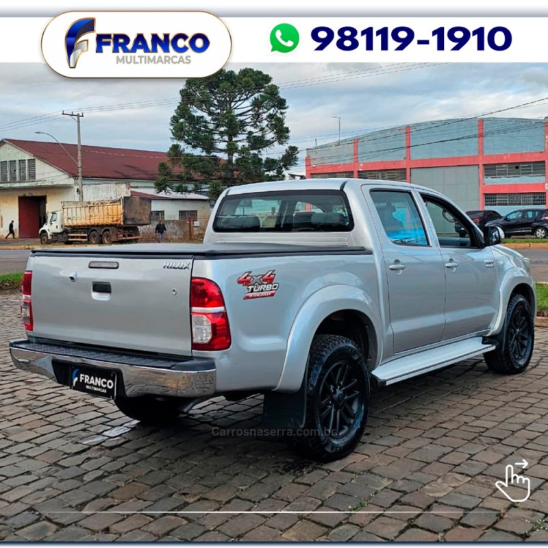HILUX 3.0 SRV 4X4 CD 16V TURBO INTERCOOLER DIESEL 4P AUTOMÁTICO - 2013 - VACARIA