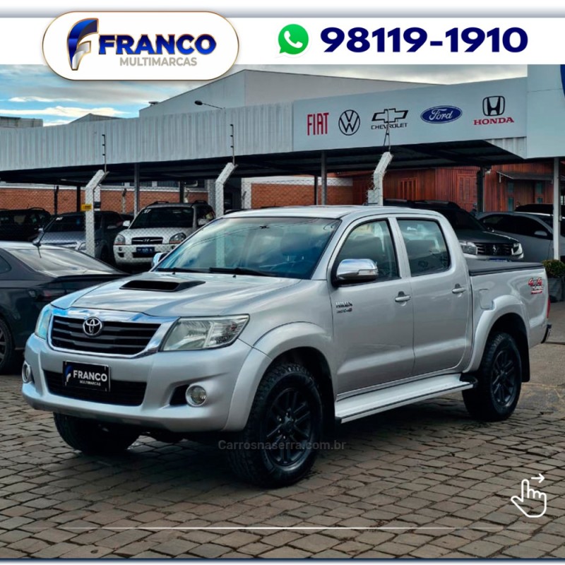 hilux 3.0 srv 4x4 cd 16v turbo intercooler diesel 4p automatico 2013 vacaria
