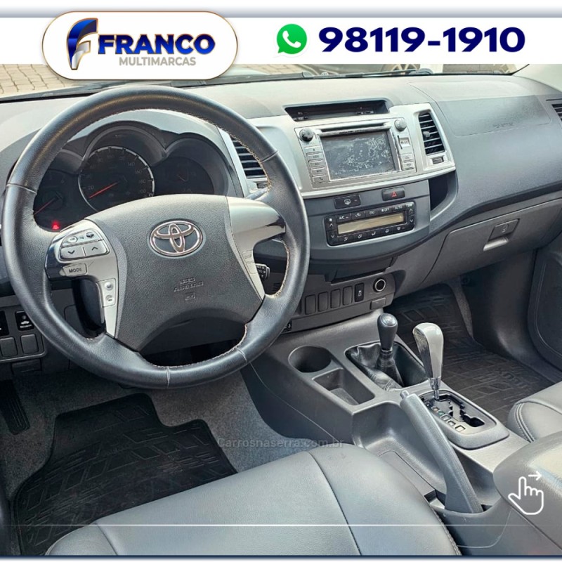 HILUX 3.0 SRV 4X4 CD 16V TURBO INTERCOOLER DIESEL 4P AUTOMÁTICO - 2013 - VACARIA