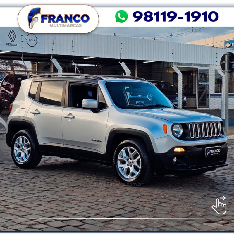 RENEGADE 1.8 16V FLEX LONGITUDE 4P AUTOMÁTICO - 2017 - VACARIA