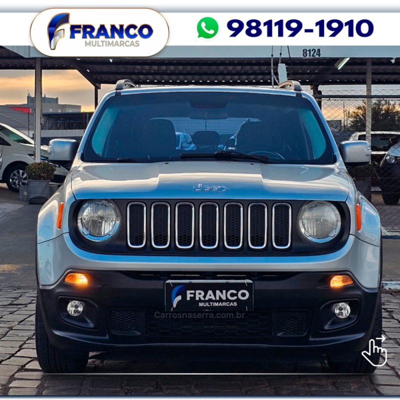 RENEGADE 1.8 16V FLEX LONGITUDE 4P AUTOMÁTICO - 2017 - VACARIA