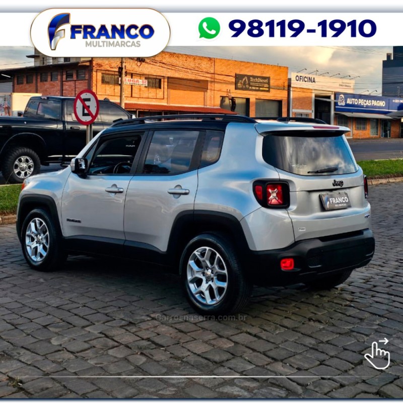 RENEGADE 1.8 16V FLEX LONGITUDE 4P AUTOMÁTICO - 2017 - VACARIA