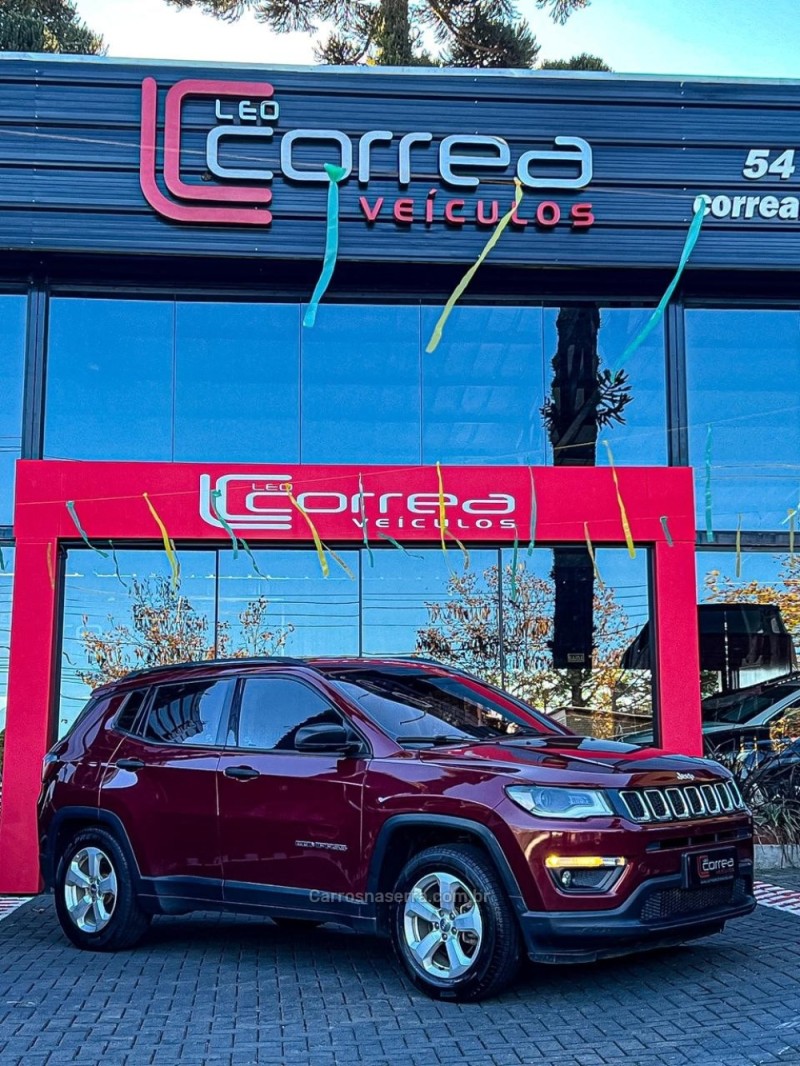 compass 2.0 16v flex sport automatico 2017 canela