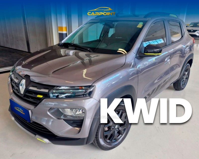 kwid 1.0 12v outsider flex 4p manual 2026 caxias do sul