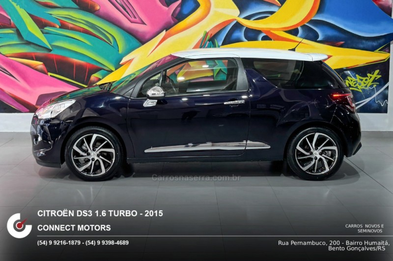 DS3 1.6 THP SPORT CHIC 16V GASOLINA 2P MANUAL - 2015 - BENTO GONçALVES