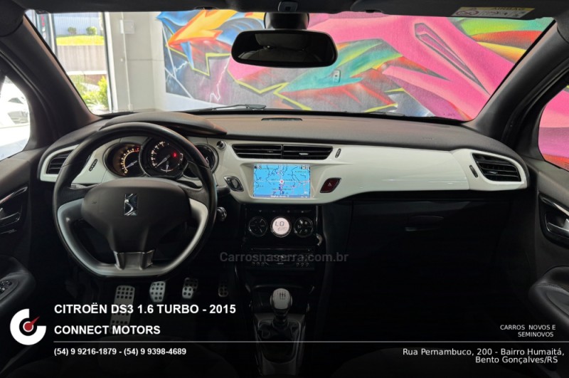 DS3 1.6 THP SPORT CHIC 16V GASOLINA 2P MANUAL - 2015 - BENTO GONçALVES
