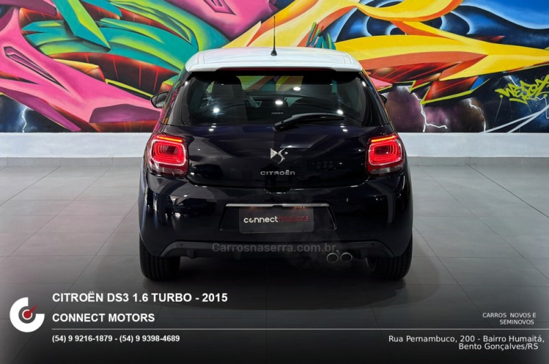 DS3 1.6 THP SPORT CHIC 16V GASOLINA 2P MANUAL - 2015 - BENTO GONçALVES