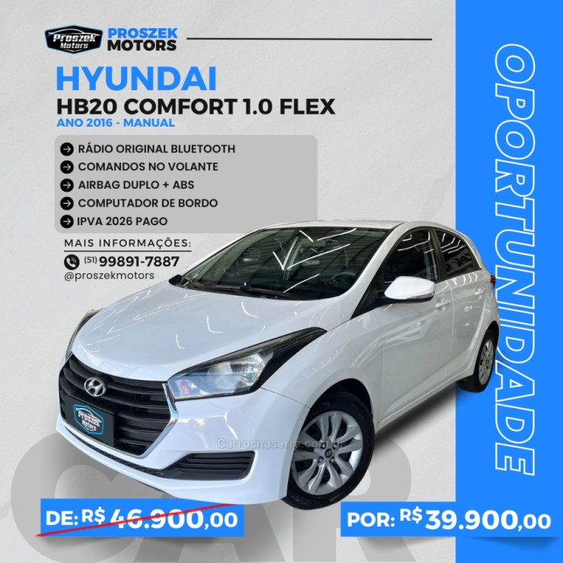 hb20 1.0 comfort 12v flex 4p manual 2016 canoas