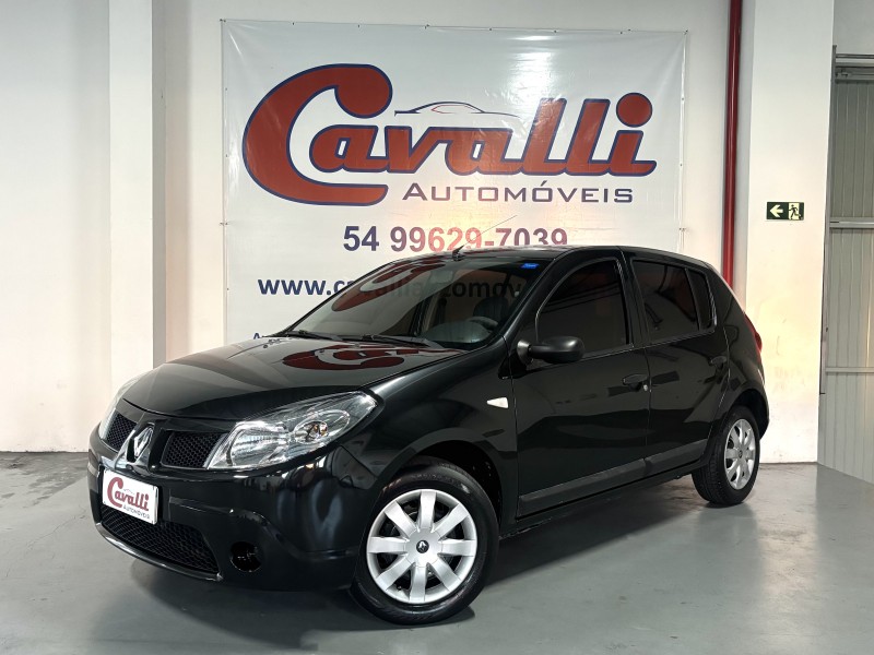 sandero 1.6 expression 16v flex 4p manual 2009 caxias do sul