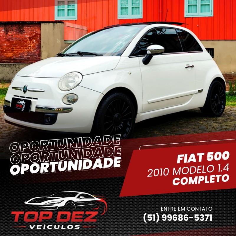 500 1.4 sport 16v gasolina 2p manual 2010 sao sebastiao do cai