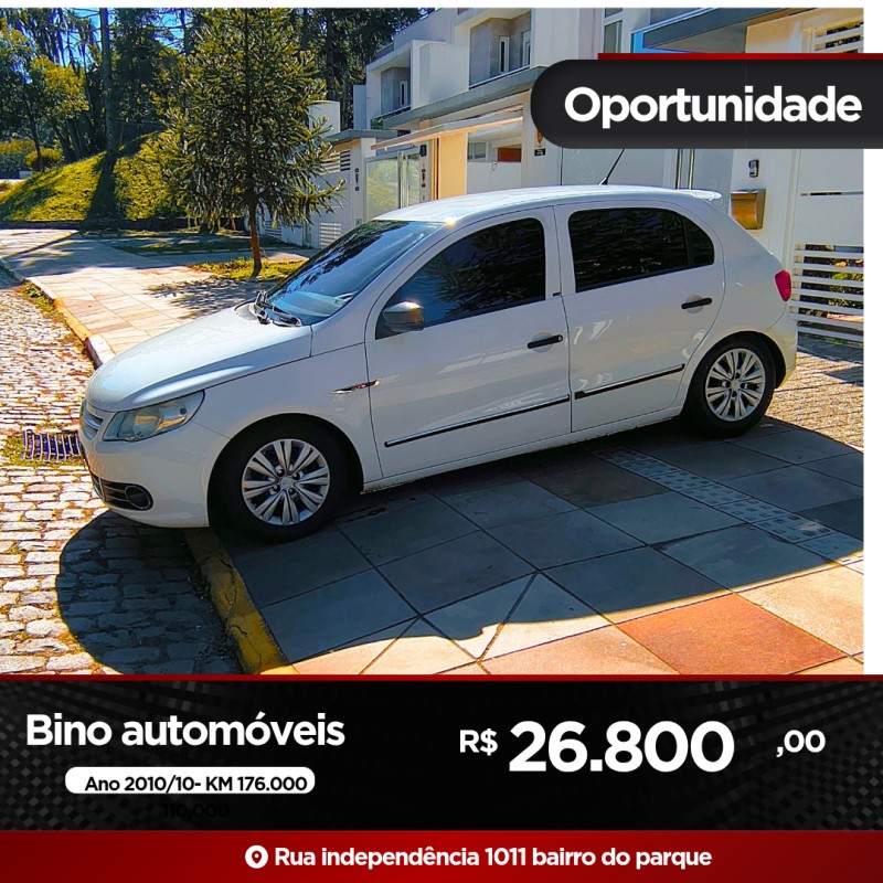 gol 1.0 mi plus 8v flex 4p manual g.v 2010 farroupilha