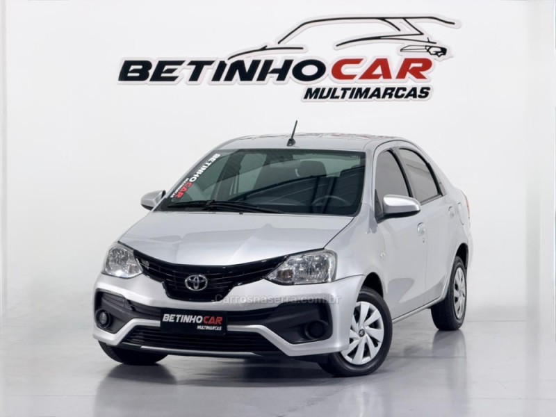 etios 1.5 xs 16v flex 4p automatico 2018 estancia velha