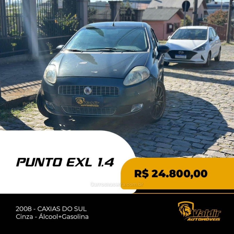 punto 1.4 elx 8v flex 4p manual 2008 caxias do sul