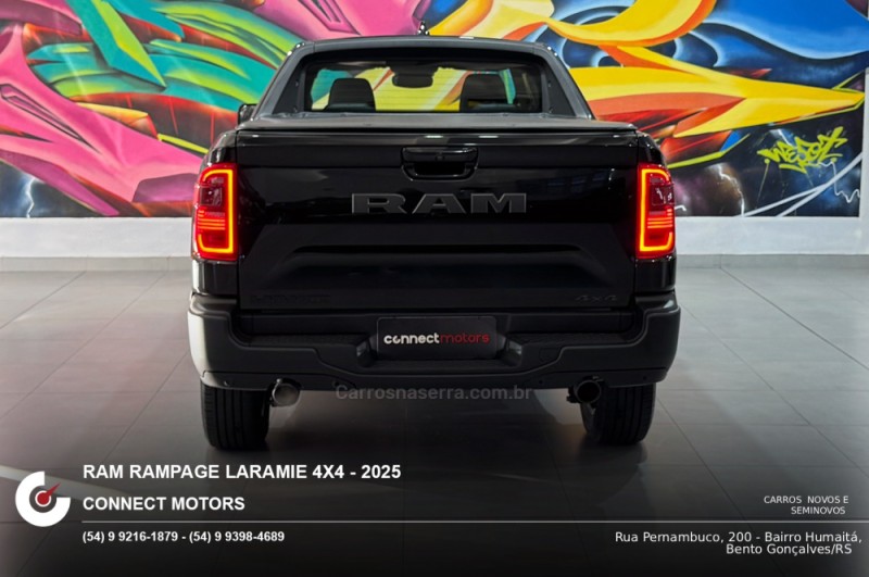 RAMPAGE 2.0 HURRICANE LARAMIE 4 4X4 TURBO GASOLINA 4P AUTOMÁTICO - 2025 - BENTO GONçALVES