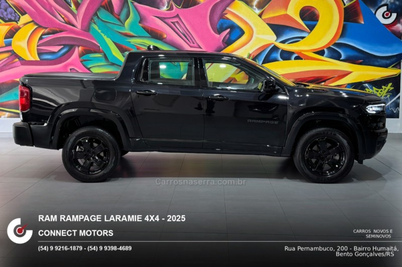 RAMPAGE 2.0 HURRICANE LARAMIE 4 4X4 TURBO GASOLINA 4P AUTOMÁTICO - 2025 - BENTO GONçALVES