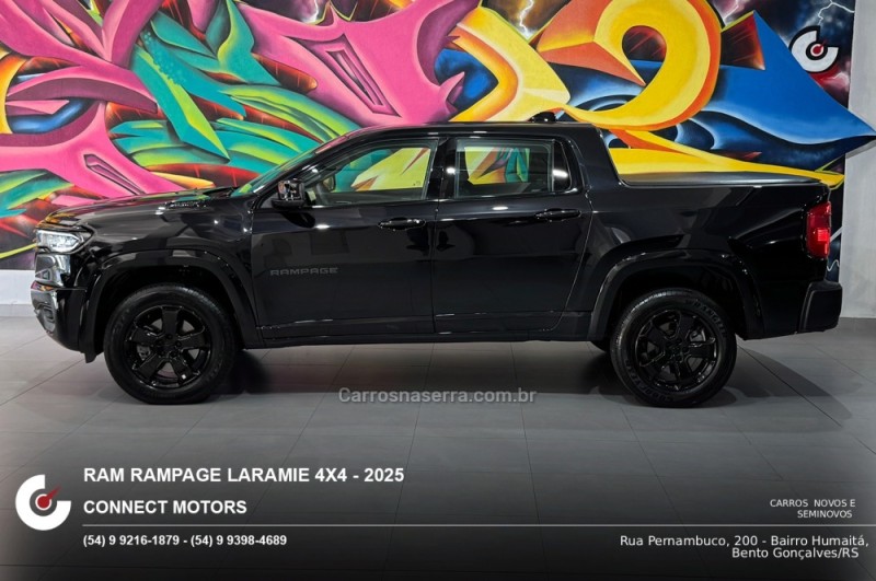 RAMPAGE 2.0 HURRICANE LARAMIE 4 4X4 TURBO GASOLINA 4P AUTOMÁTICO - 2025 - BENTO GONçALVES