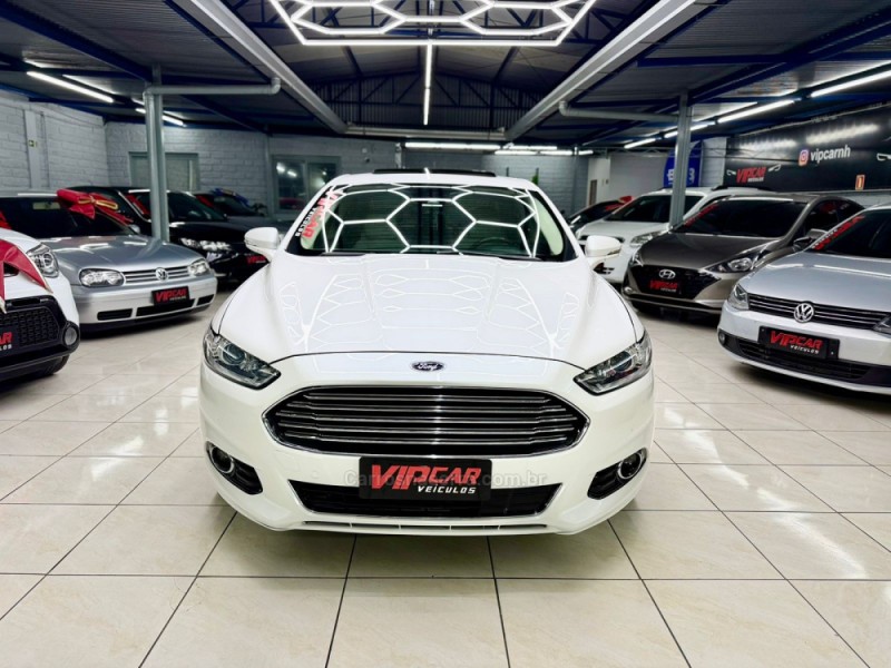 FUSION 2.0 TITANIUM PLUS AWD 16V GASOLINA 4P AUTOMÁTICO - 2014 - ESTâNCIA VELHA