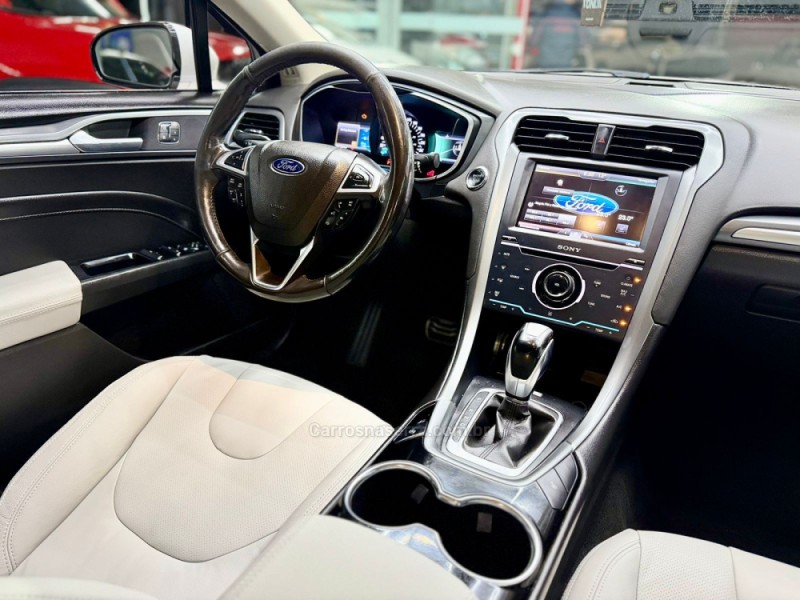 FUSION 2.0 TITANIUM PLUS AWD 16V GASOLINA 4P AUTOMÁTICO - 2014 - ESTâNCIA VELHA