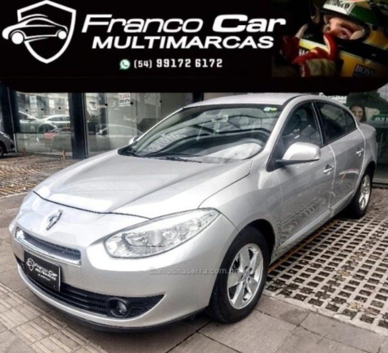 fluence 2.0 dynamique 16v flex 4p automatico 2012 caxias do sul
