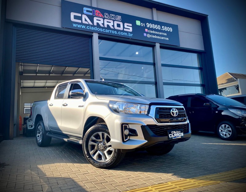 hilux 2.7 srv 4x4 cd 16v flex 4p automatico 2020 lajeado