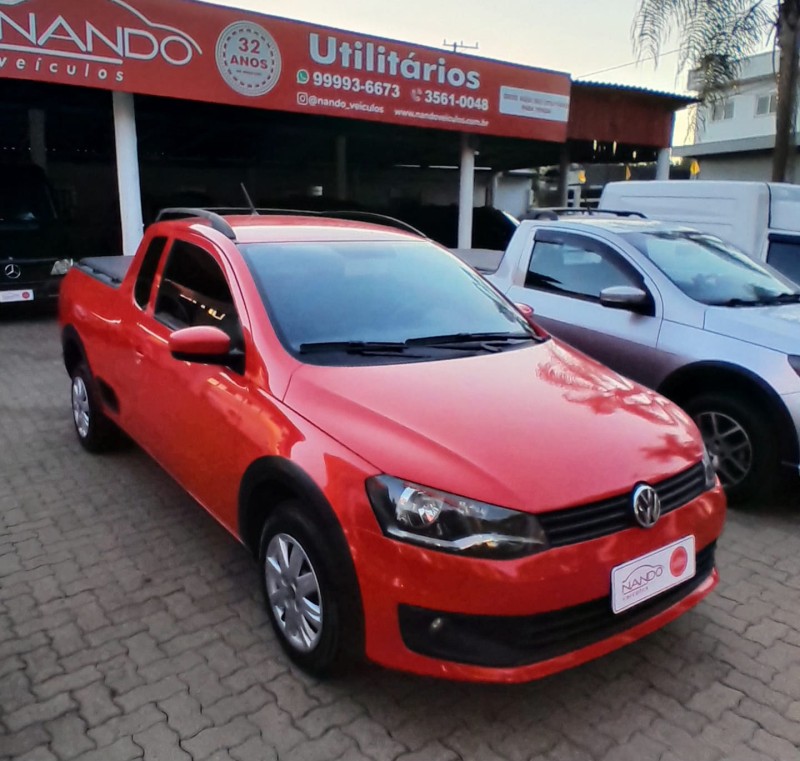 SAVEIRO 1.6 MI TRENDLINE CE 8V FLEX 2P MANUAL - 2015 - ESTâNCIA VELHA