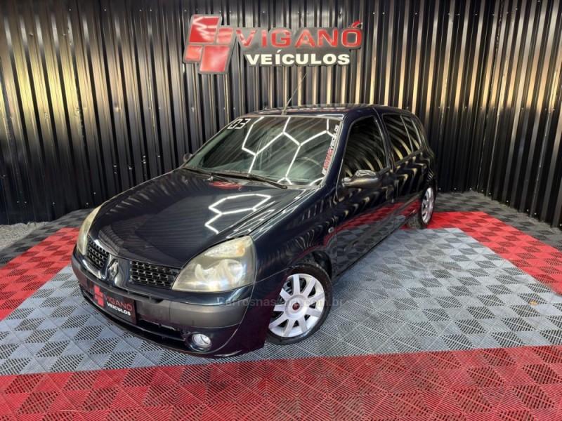 clio 1.0 authentique 16v gasolina 4p manual 2003 caxias do sul