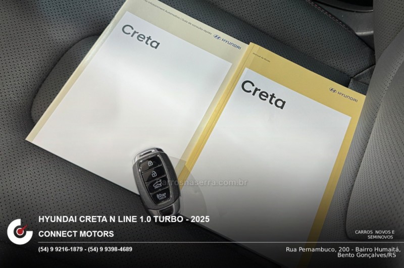 CRETA 1.0 TGDI N LINE FLEX 4P AUTOMÁTICO - 2025 - BENTO GONçALVES